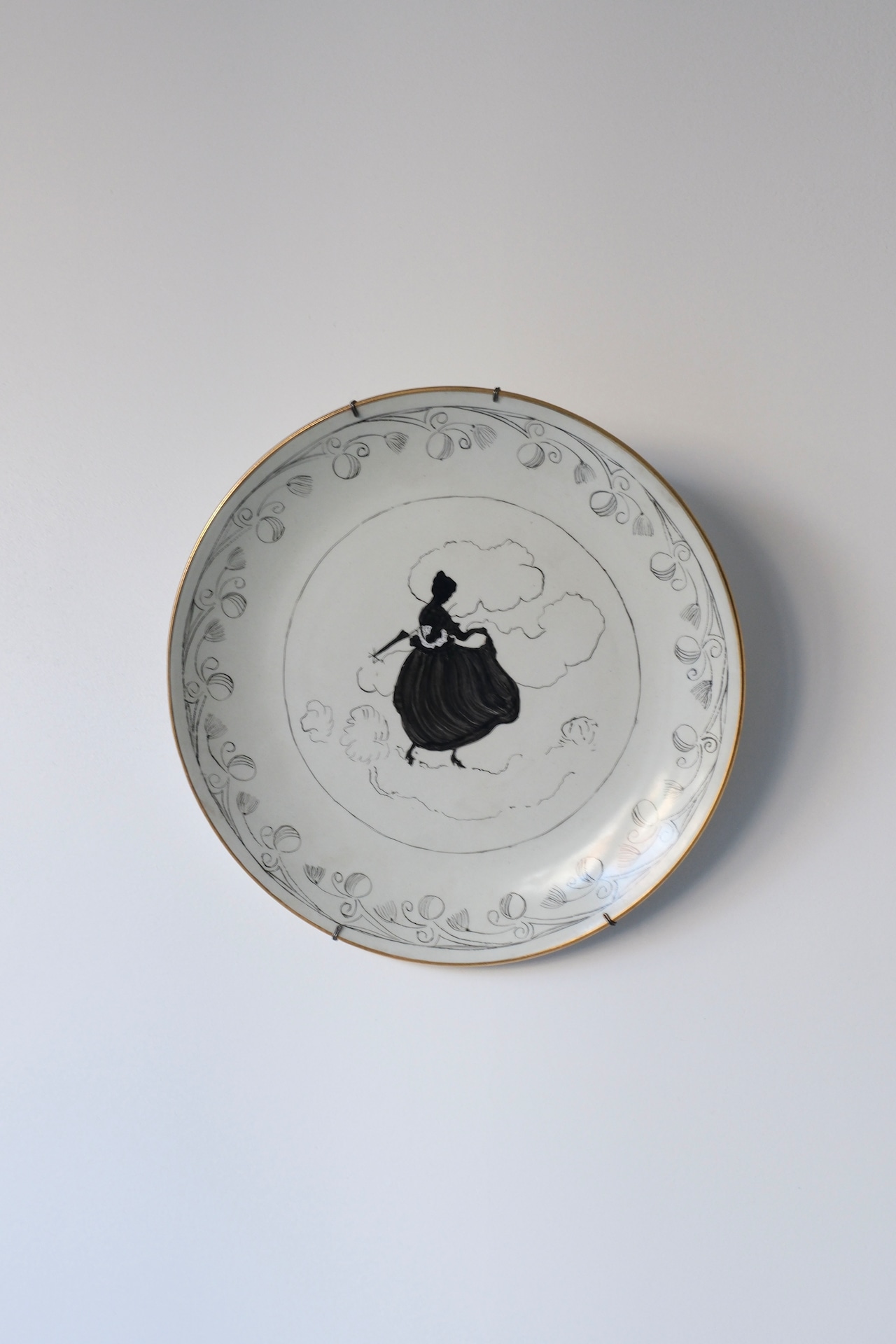 Beautiful hand-painted plate