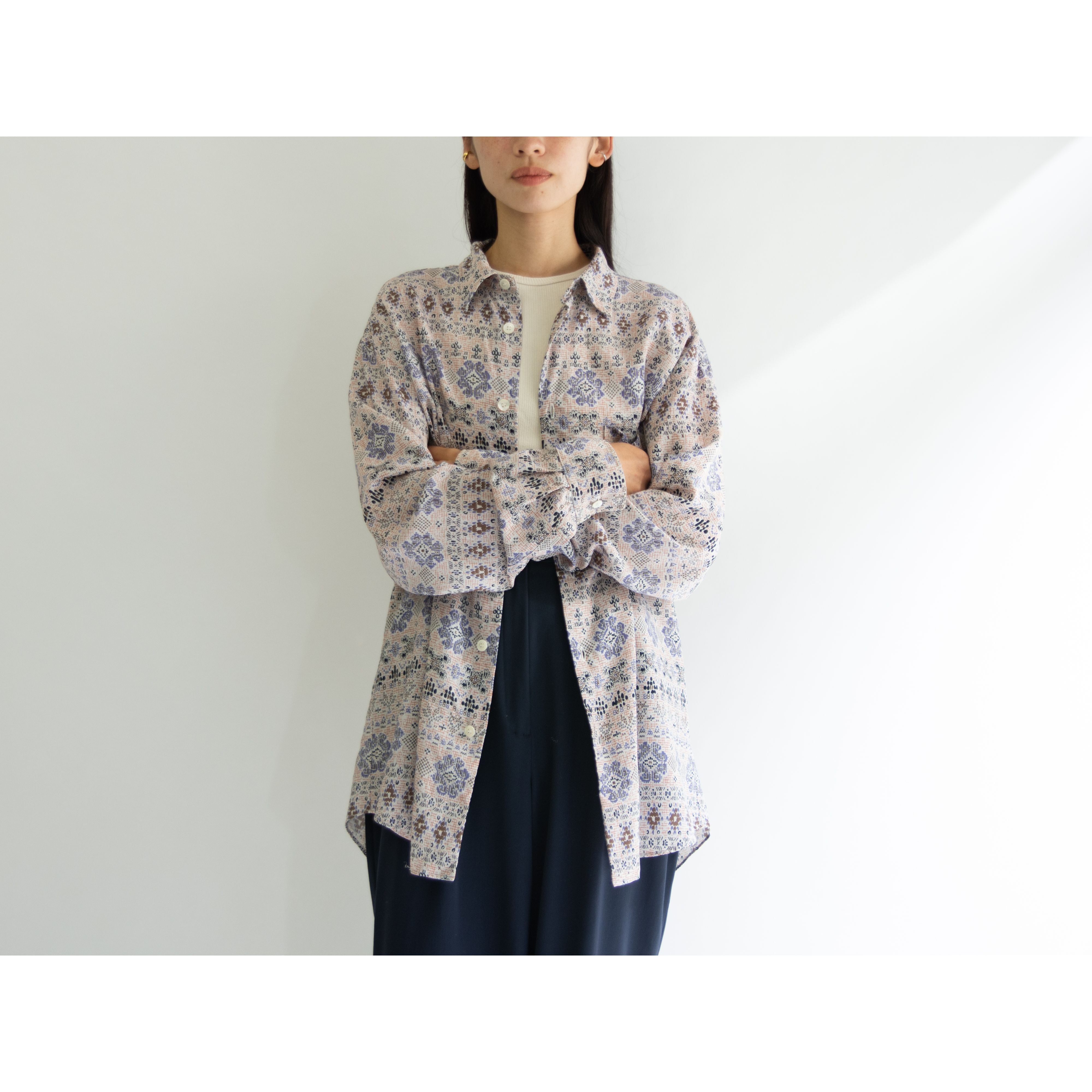 TOKIO KUMAGAI】L/S Printed Shirt（トキオクマガイ 長袖プリント柄 ...