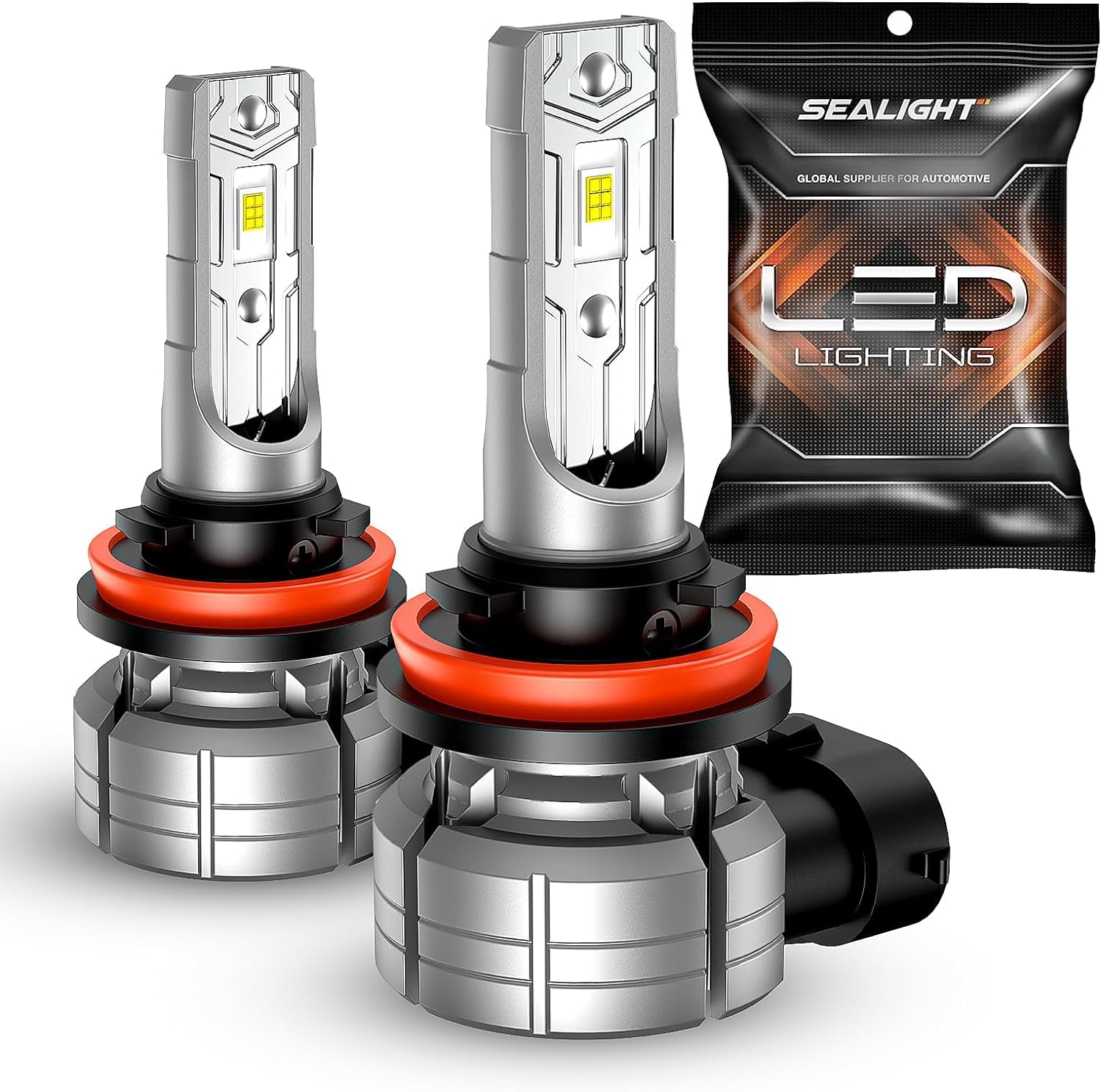 【特価処分】SEALIGHT h11 h8 h16 led フォグランプ 爆光 10000LM 35W フォグ ledバルブ フォグライト CSP5530 IP68防水 6500k ホワイト キャンセラー内蔵 50000時間長持ち 車検対応 12v ファンレス 2個セット