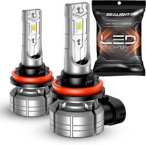 【特価処分】SEALIGHT h11 h8 h16 led フォグランプ 爆光 10000LM 35W フォグ ledバルブ フォグライト CSP5530 IP68防水 6500k ホワイト キャンセラー内蔵 50000時間長持ち 車検対応 12v ファンレス 2個セット
