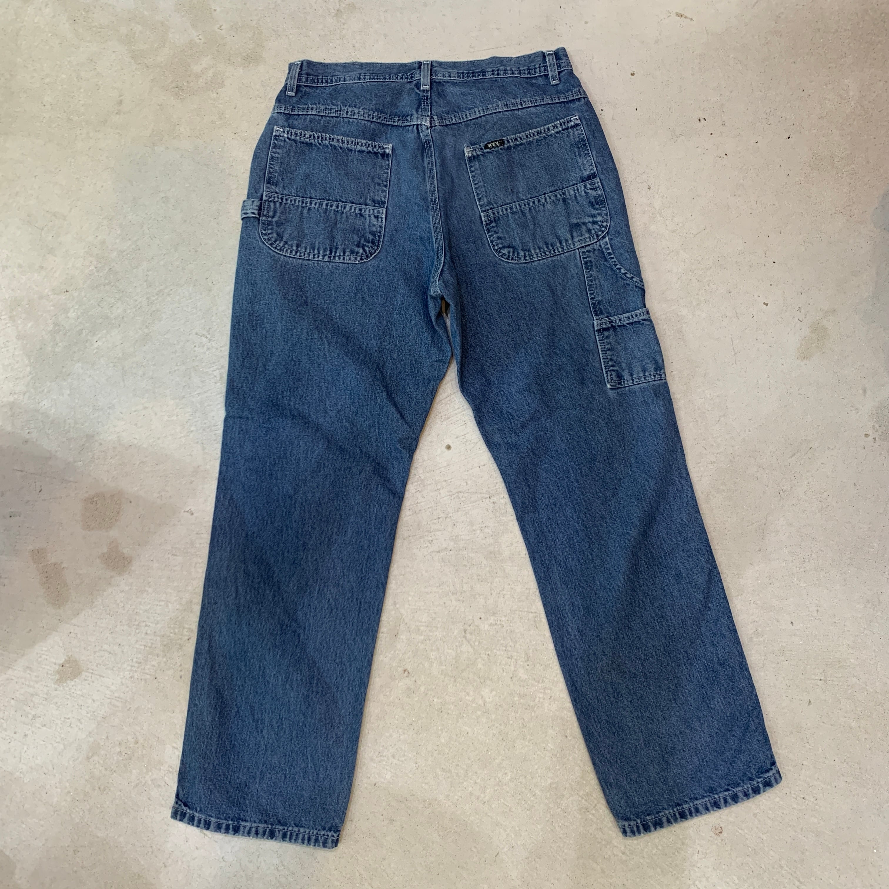Key デニムペインターパンツ 90〜00s W33 キー ワークブランド | 古着