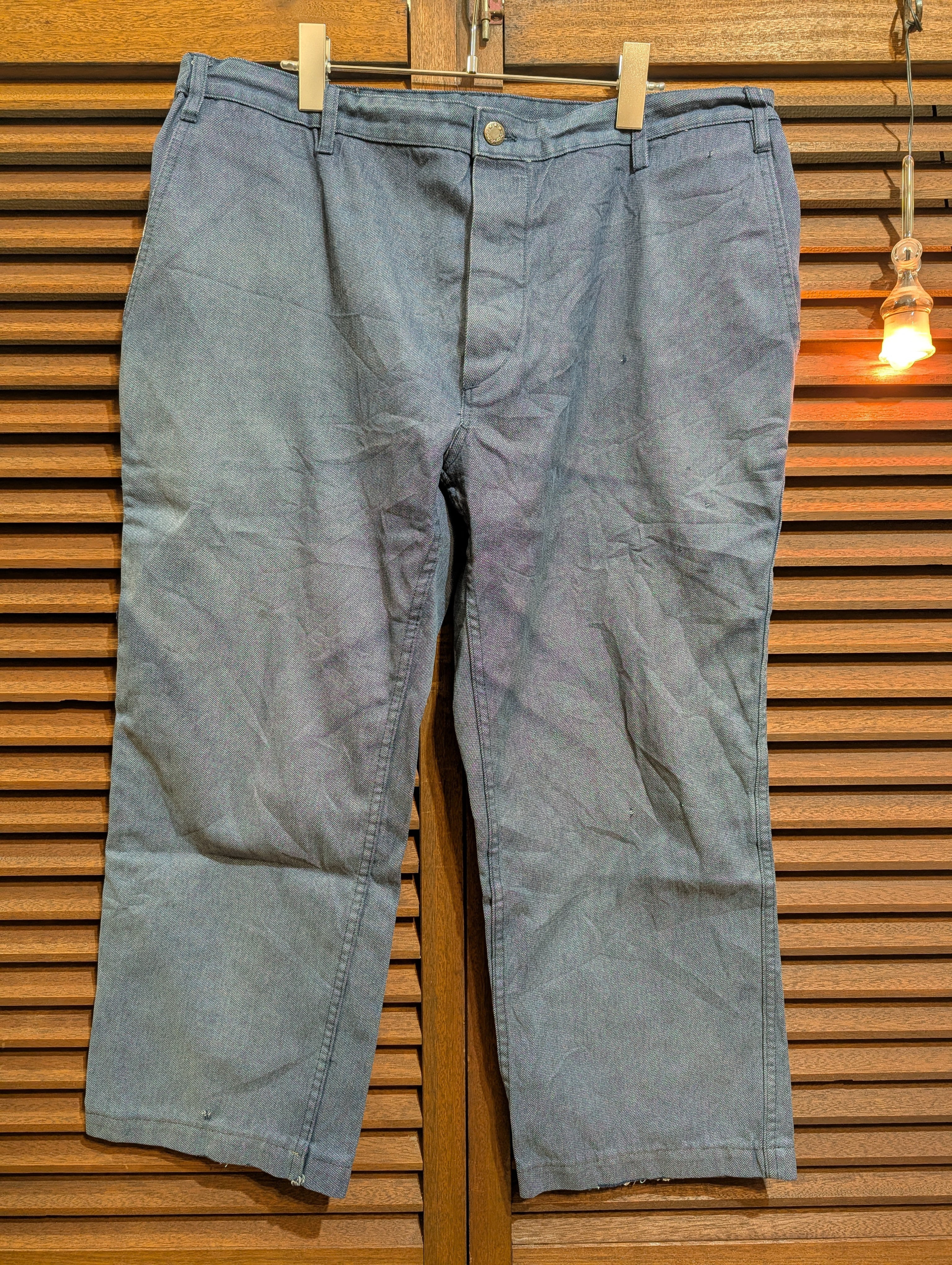 Euro Denim Work Pants Light Navy