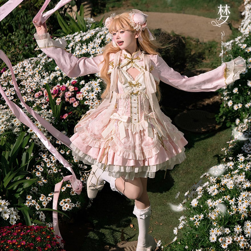 ゴスロリ通販 With U チャイナドレス 中華ロリィタ セットアップ