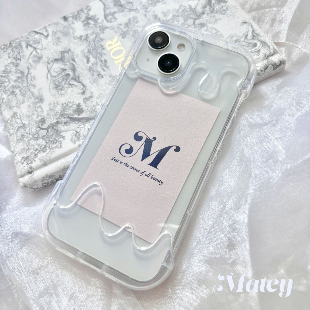 クリアウェーブiPhoneケース | Matey