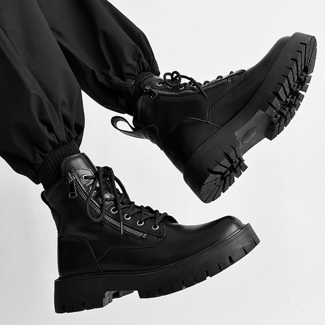【BEBOYFRIENDシリーズ】★お靴★ メンズ レディース サイズ36-44 シューズ メンズ靴 マーチンブーツ かっこいい ブラック 黒