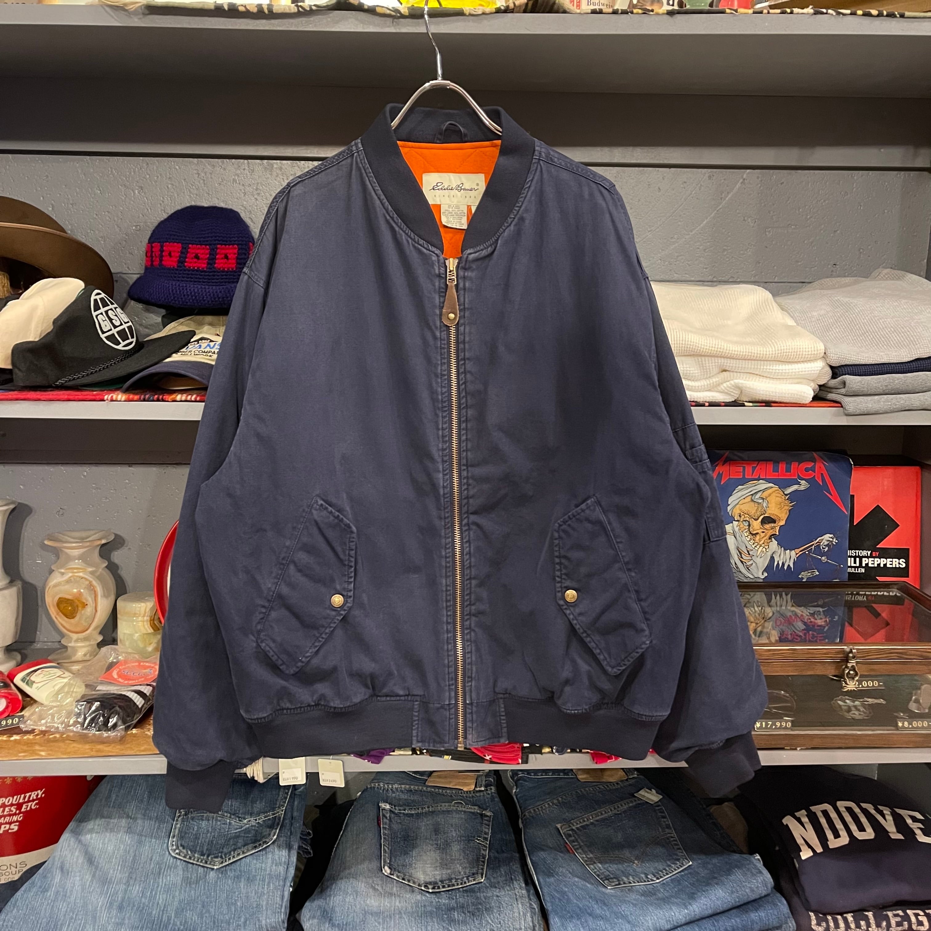 90s Eddie Bauer MA-1 Type Flight Jacket | VOSTOK
