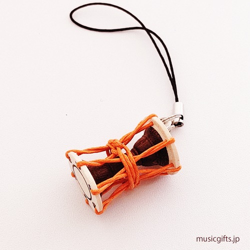 小鼓　木製和楽器ストラップ
