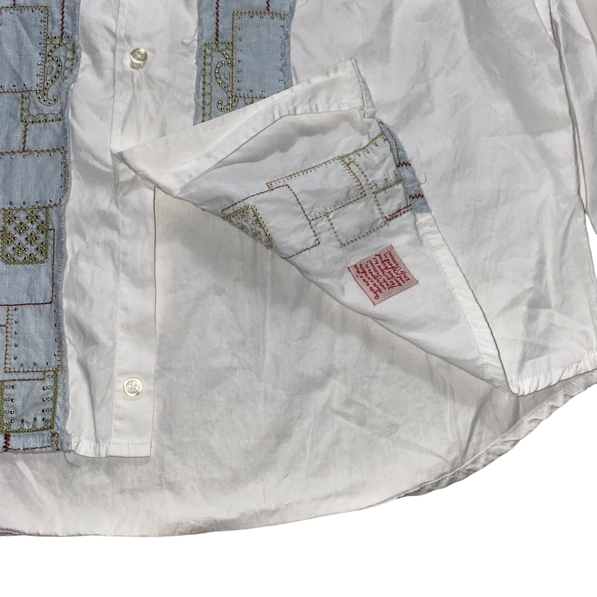 ALESSANDRO GHERARDESCHI decorative switching shirt | NOIR ONLINE