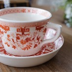 英国アンティーク MINTON ミントン 1880年代 カップ＆ソーサー 赤絵 ヴィクトリア時代 thumbnail 4
