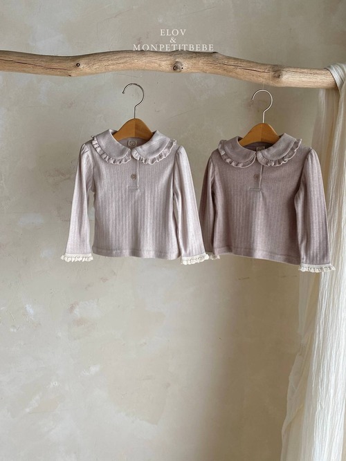 mon petit bebe［取寄］annaen collar tee 26autumn