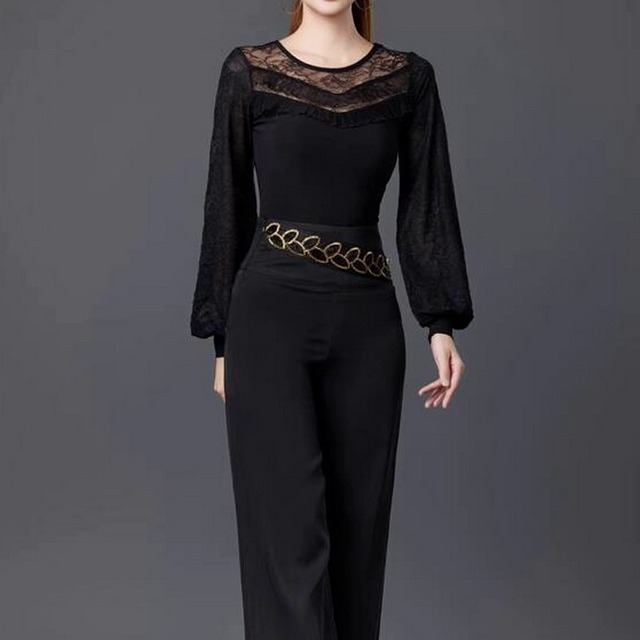 レースデザイン ふんわりスリーブ トップス ds0544