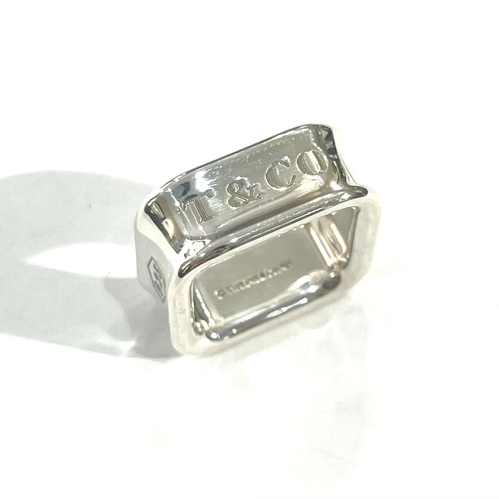 TIFFANY&CO.】【6-7号】2569 T&CO 1837 スクエアリング／シルバー925