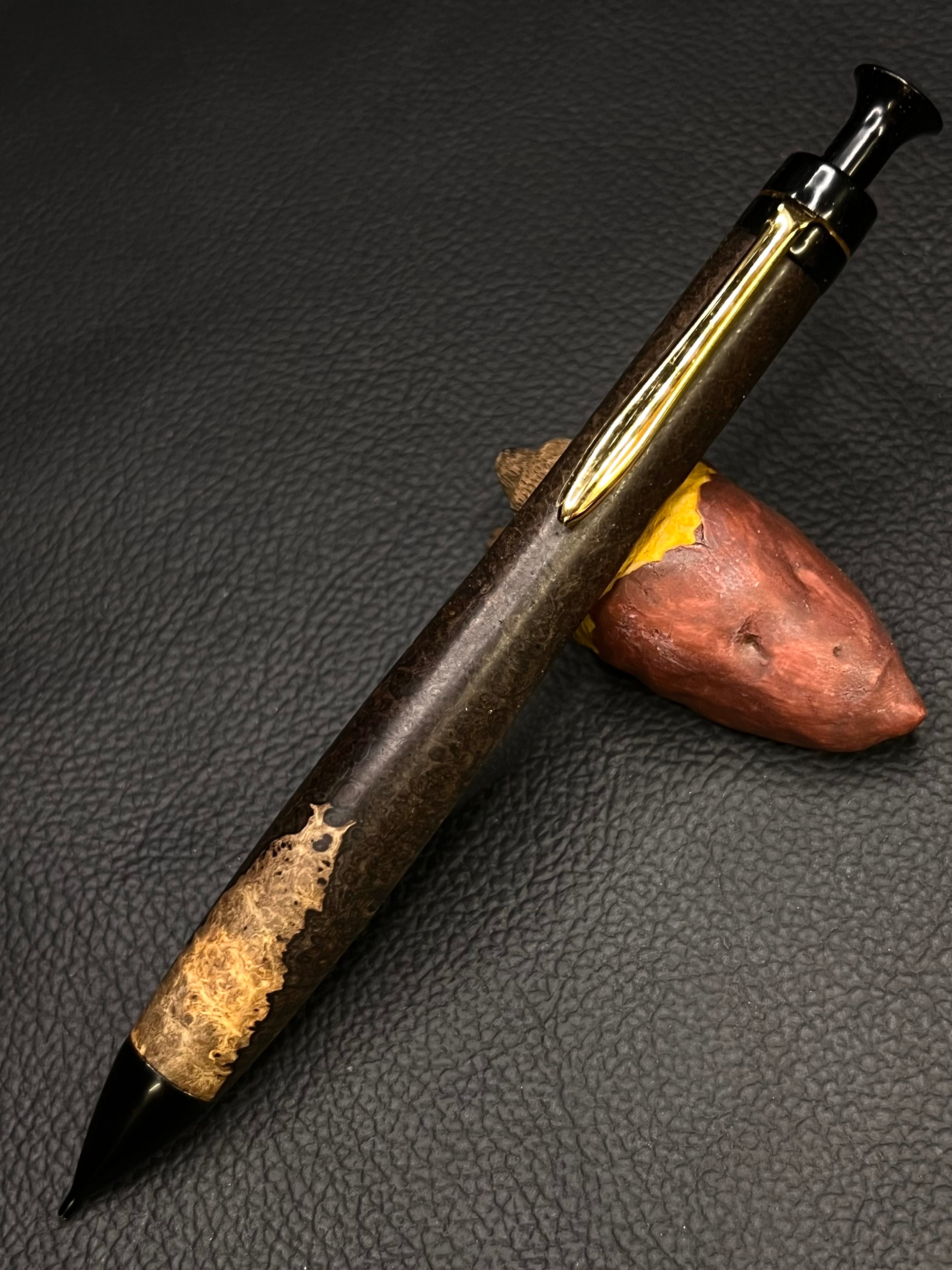 20 黒柿 縮み杢 0.3mmシャープペンシル | こぶた工房