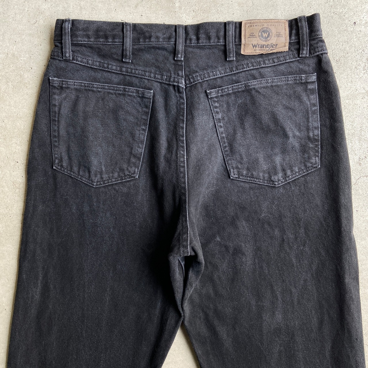 メキシコ製 90年代 Wrangler ラングラー ストレート ブラックデニム 
