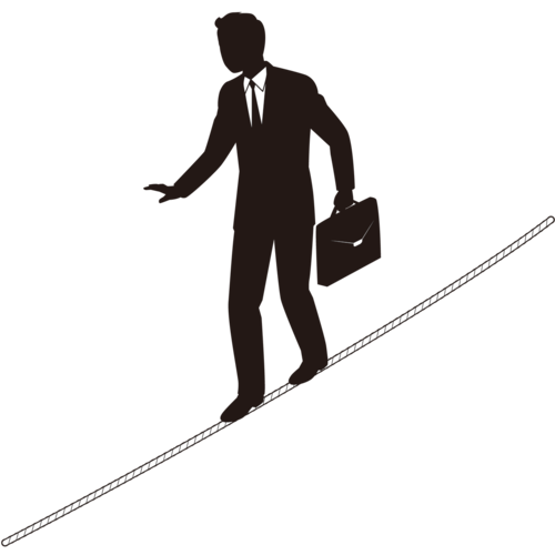 Tightrope Businessman