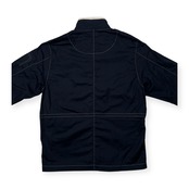 HIFUMI ヒフミ ワッペン 刺繍 ライト ジャケット ストレッチ サイズ M /ネイビー/メンズ/薄手