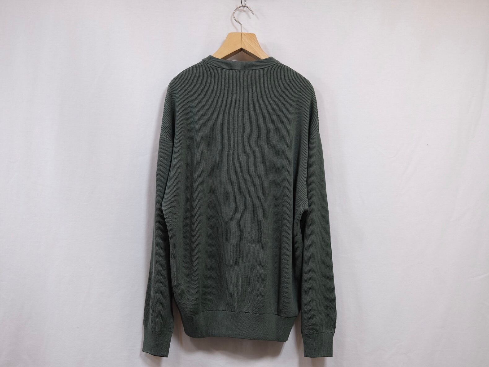 crepuscule”Aze Henry Neck L/S Green” | Lapel online store