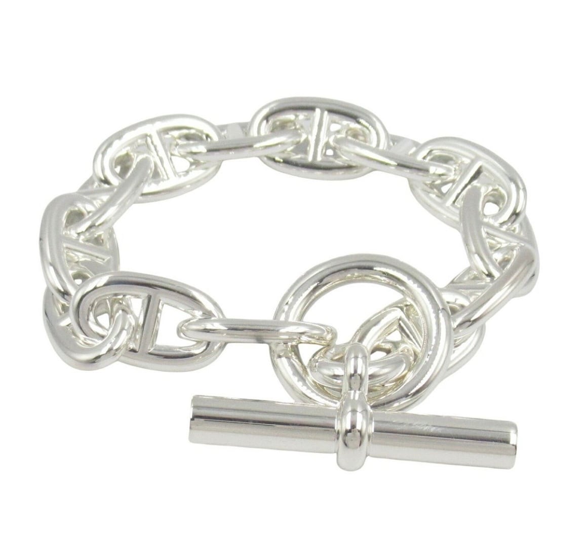 HERMES エルメス Chaine d'Ancre シェーヌダンクル TGM ブレスレット