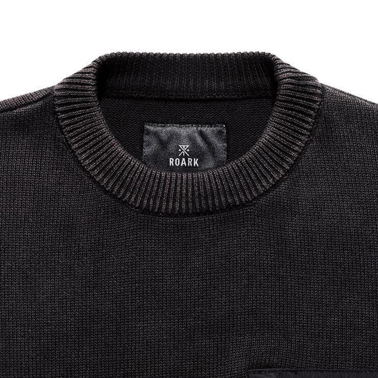 ロアーク ROARK スカウトセーター 2.0 メンズ カジュアル ウェア コットン セーター RKJ1150-BLK ROARK ロアーク SCOUT SWEATER 2.0 コットンセーター RKJ1150-BLK 日本