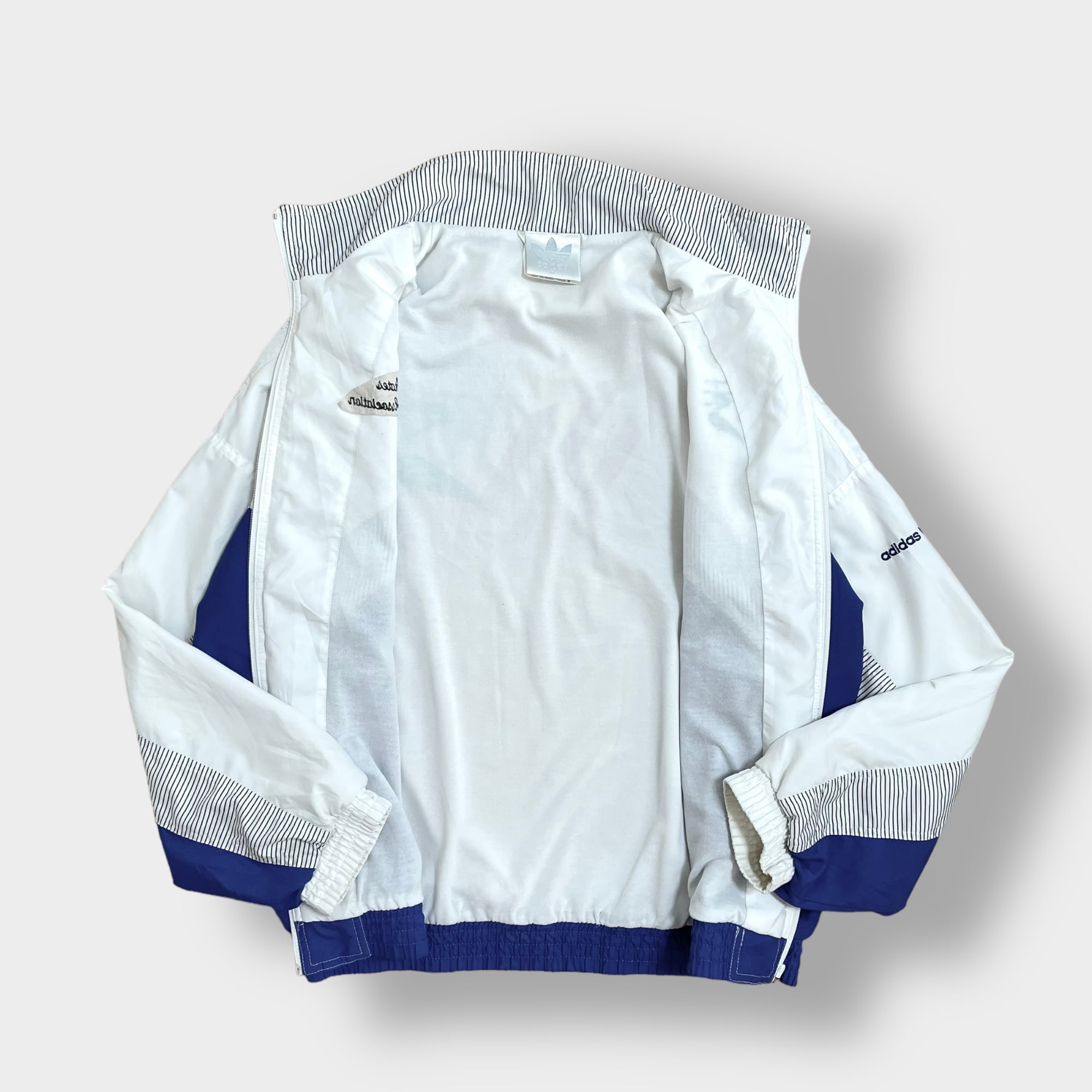 adidas】90s トラックジャケット ジャンパー ブルゾン 刺繍ロゴ