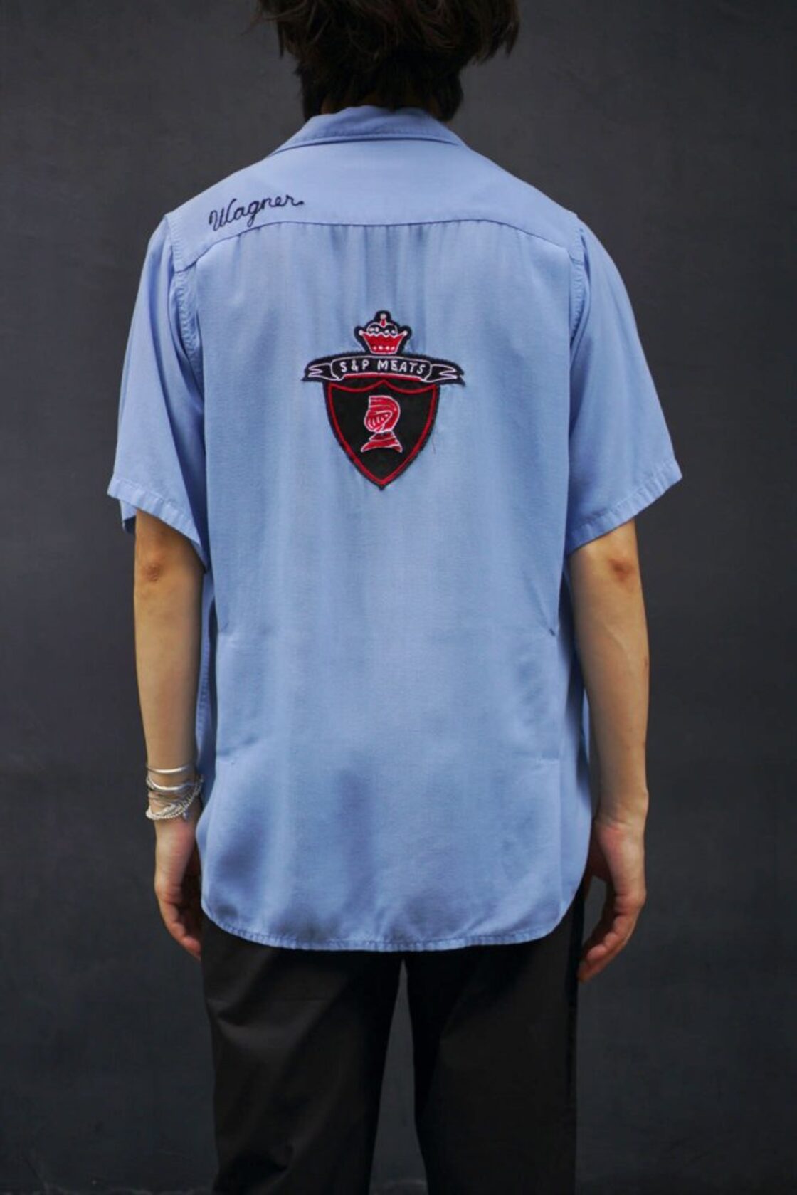 King Louie TEN STRIKE] Vintage Rayon Bowling Shirt [1950s- Made In 