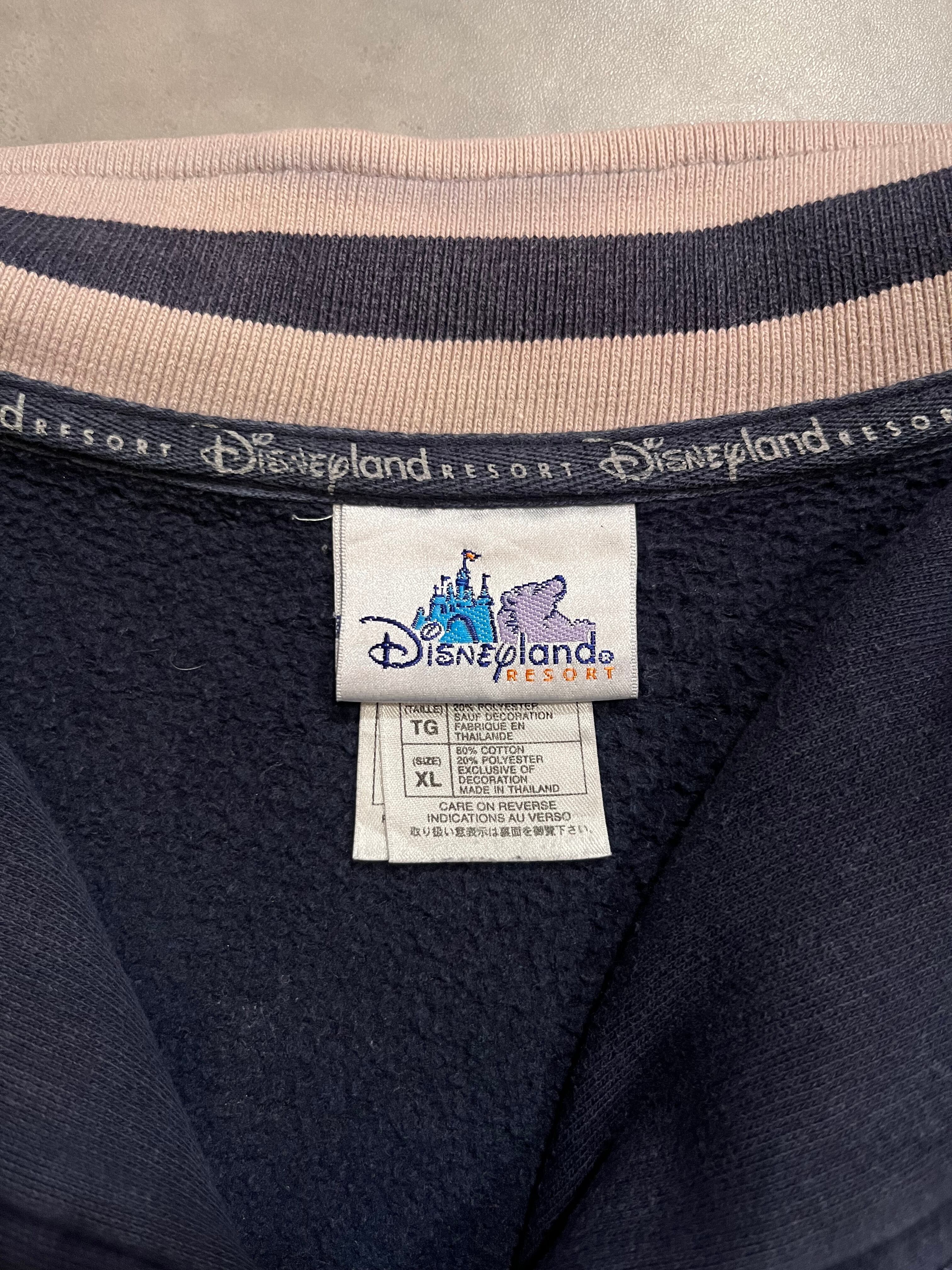 00's “Disney” Half Zip Sweat Shirt | RENGA CLOTHING STORE