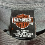 Harley-Davidson Tシャツ　フェードグレー　ドラゴン　L