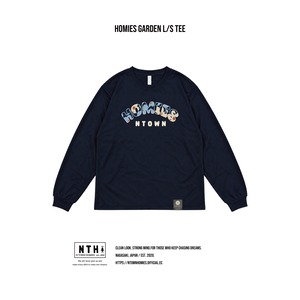 HOMIES GARDEN L/S TEE color Navy