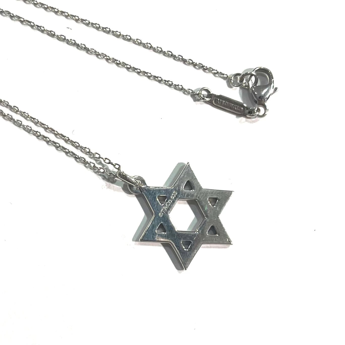 TIFFANY&CO.】T1986 スター・オブ・ダビデ ネックレス／シルバー925