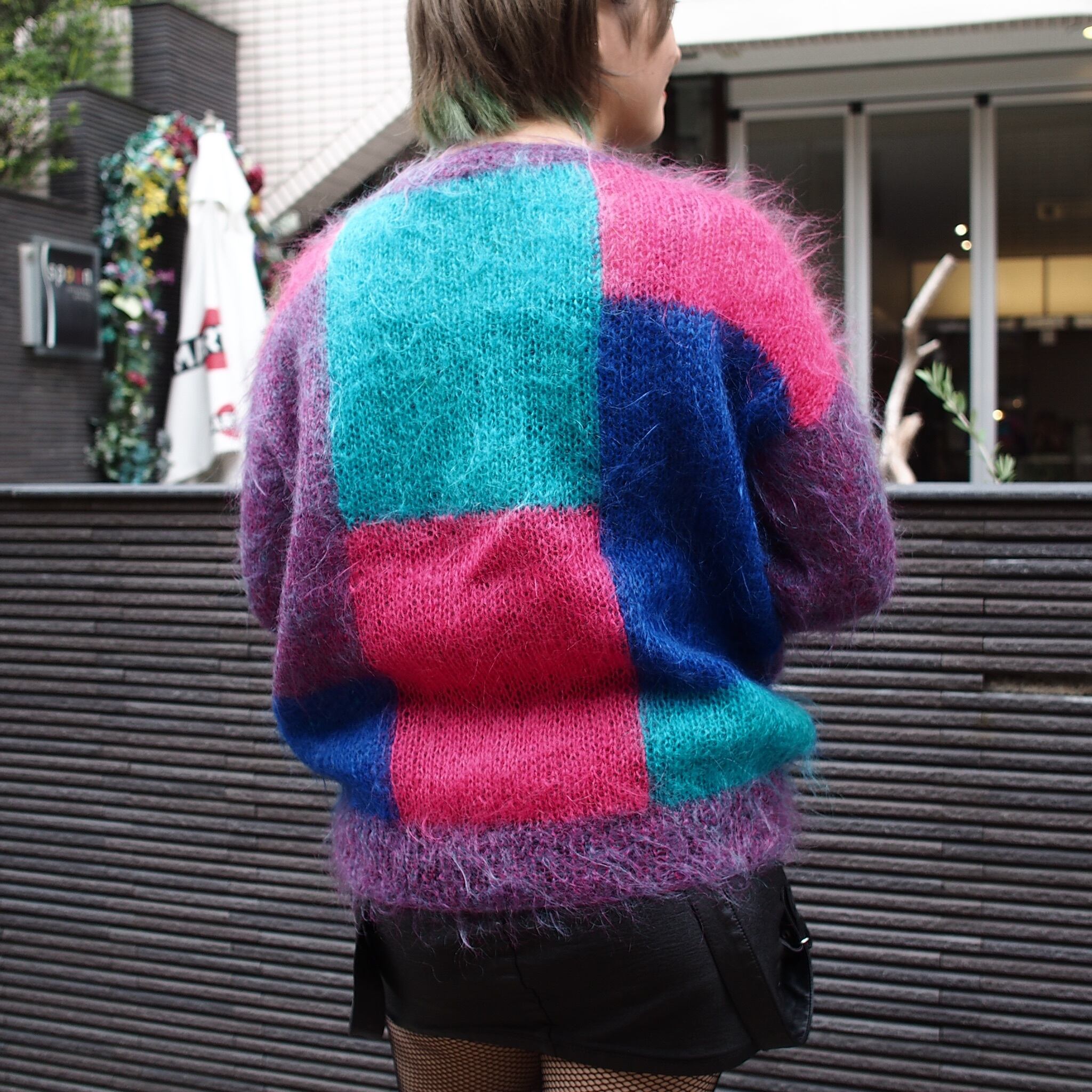 ～80s UK Vintage Punk Style！ Mohair Knit モヘアニット パンク