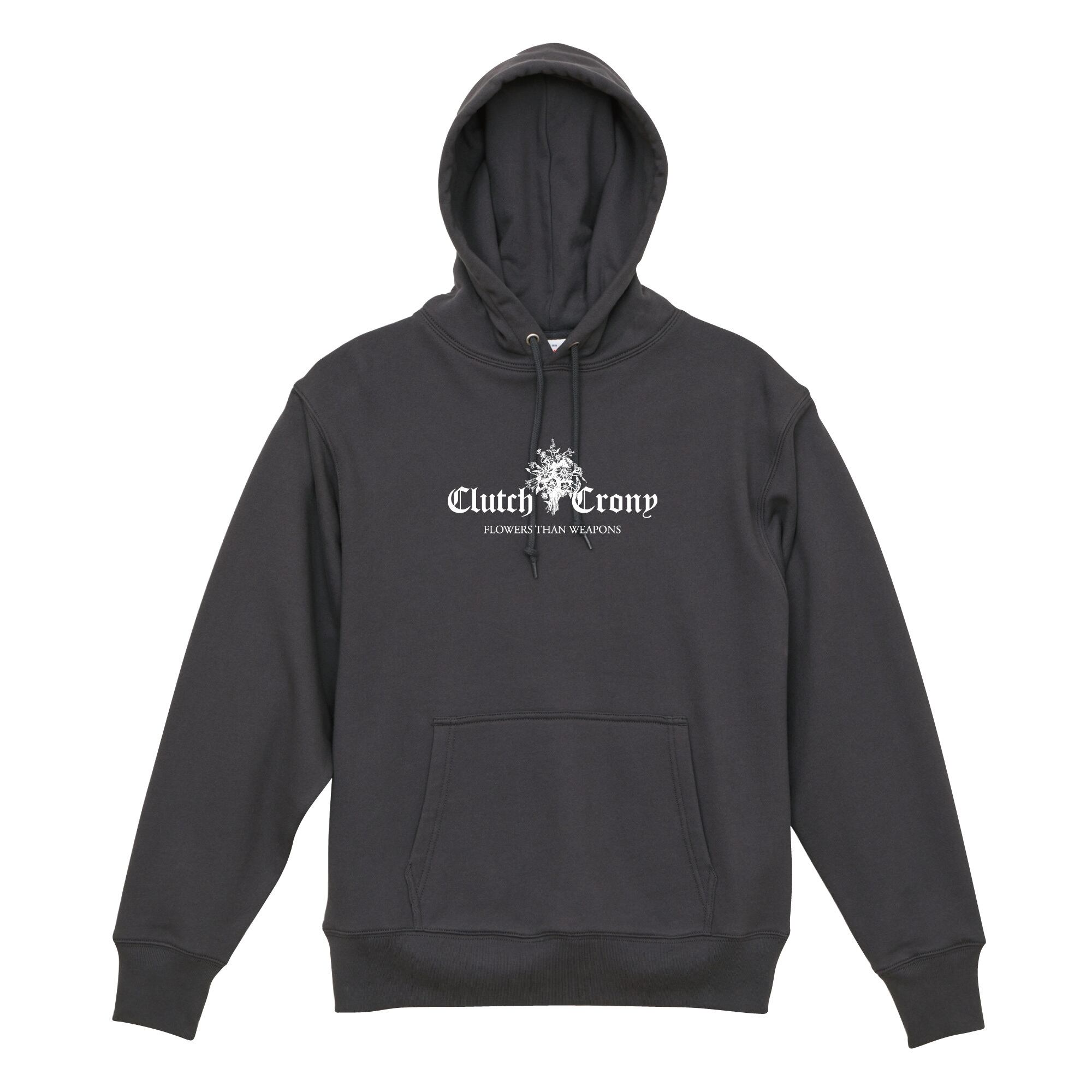 FLOWERS THAN WEAPONS_Hoodie_ carbon