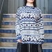 USA VINTAGE PATTERNED DESIGN KNIT/アメリカ古着柄デザインニット