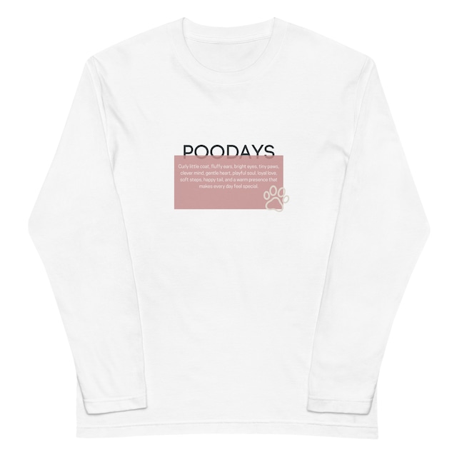 ひとつの足あとから 長袖Tシャツ[P0017]