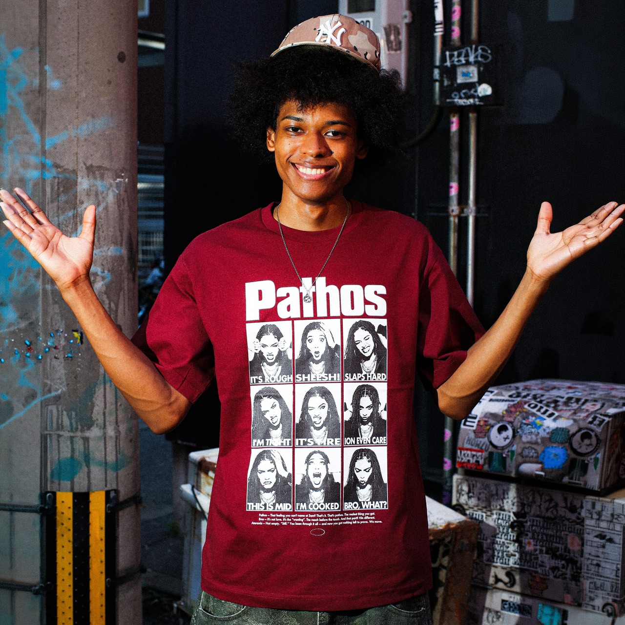 PATHOS PREMIUM COTTON BOX TEE