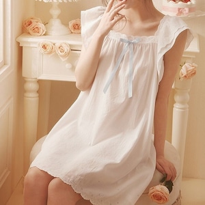 【5size】Sleeveless suspenders night dress  P308