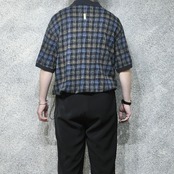 custom draw cord ocean pacific pattern polo shirt