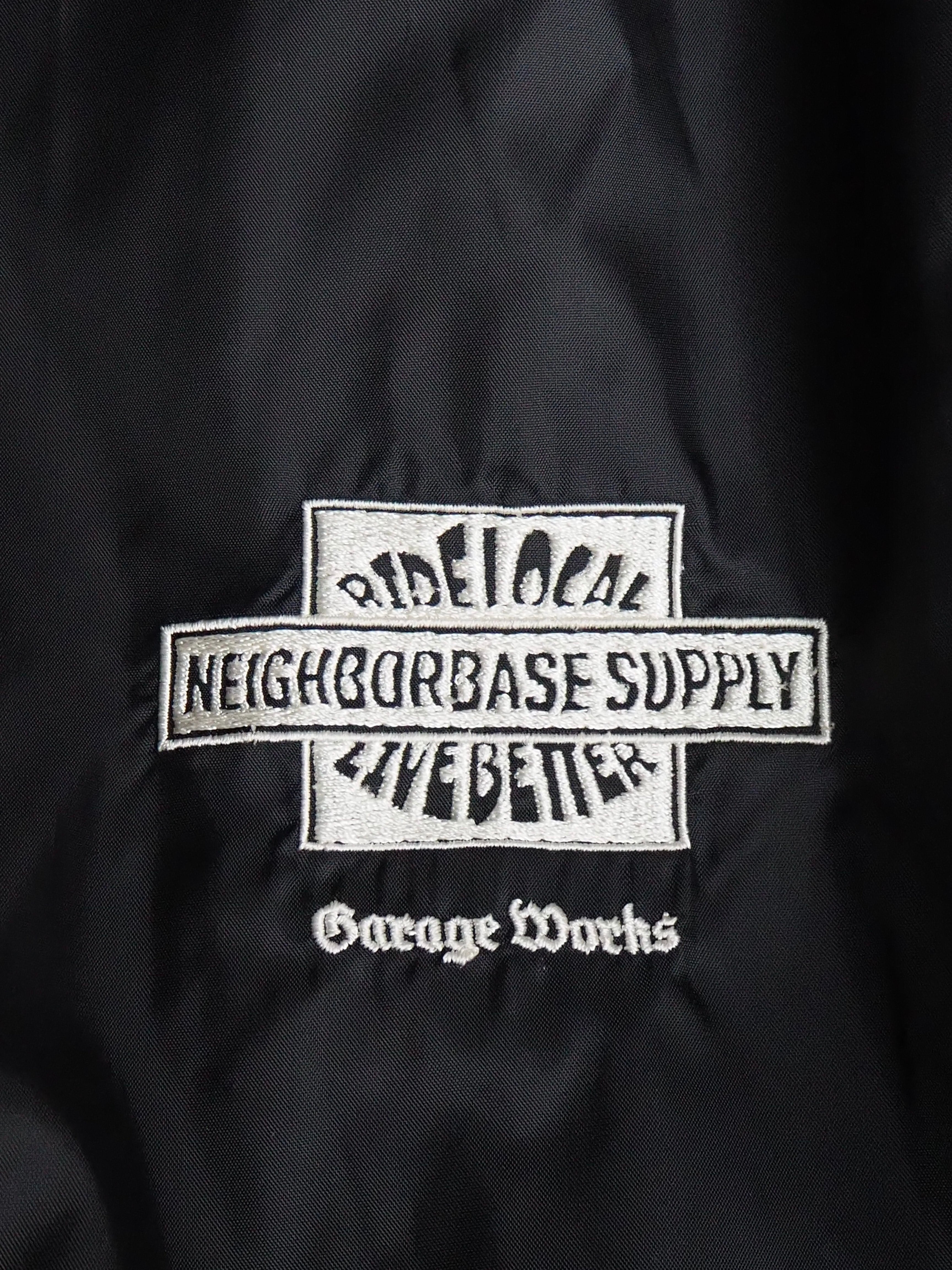 NBS Coach Jacket – Fleece-Lined /【Black】 | NEIGHBORBASE SUPPLY