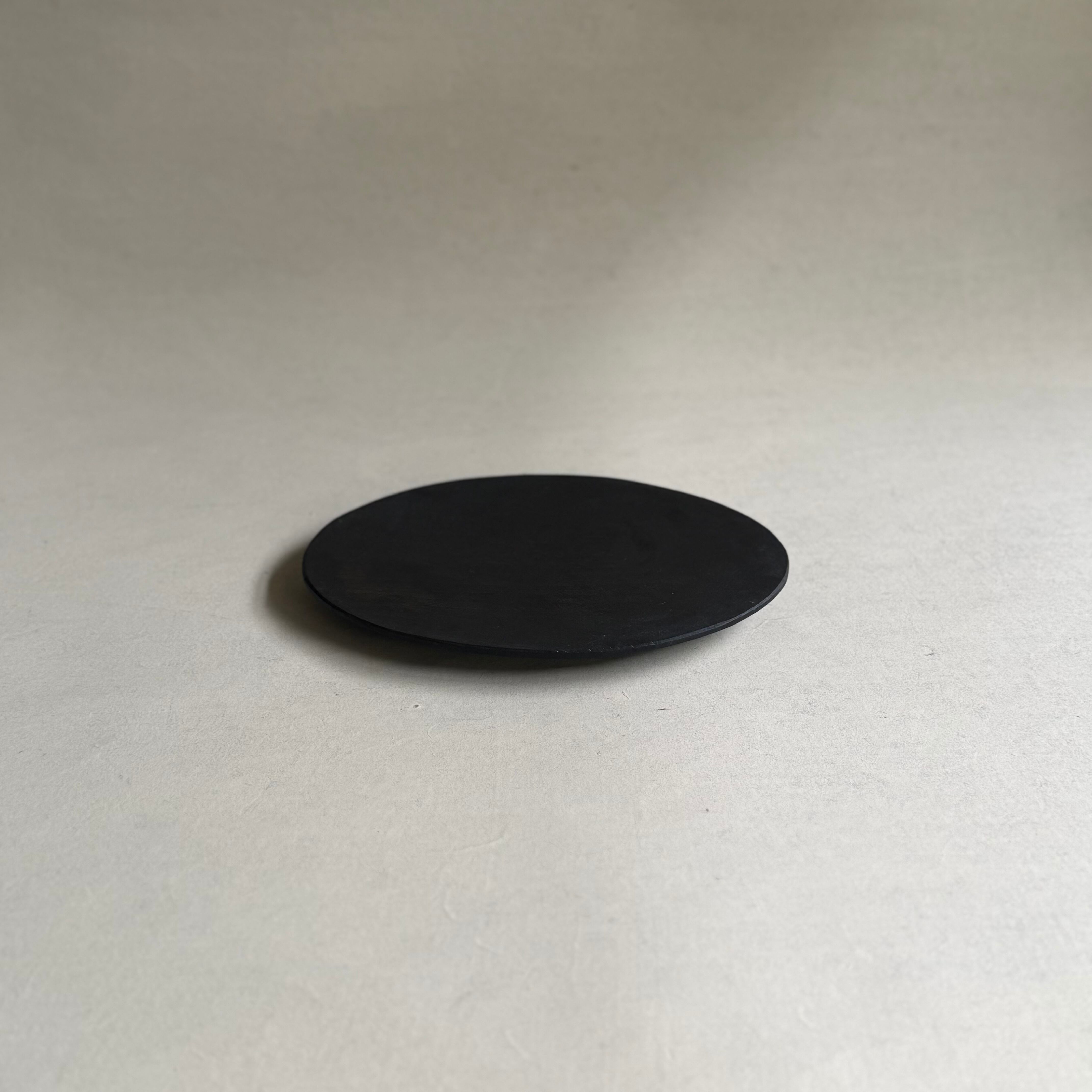 徒爾 オーバル小皿 サクラ 黒漆(国産/松煙)