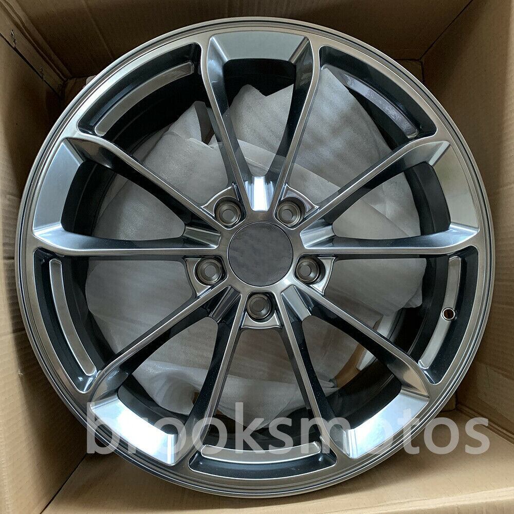 ポルシェ 19インチ ブラック ホイールセット