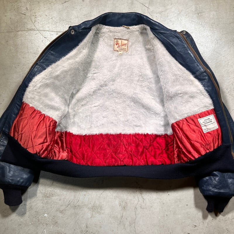 50's 60's de LongSPORTSWEAR CLASSICS デロング レザージャケット A-2