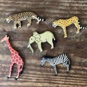 メル 木のマグネット ゾウ