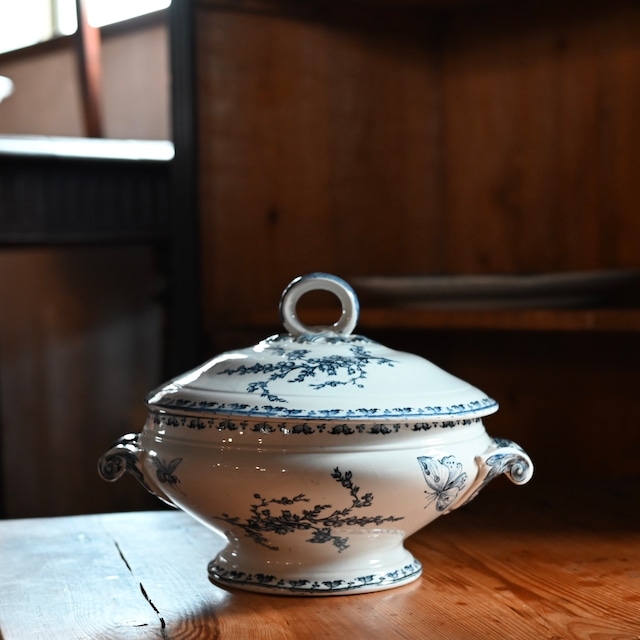 SARREGUEMINES CARMEN Soupiere/ サルグミンヌ カルメン スーピエール〈 フランス食器・皿・フランスアンティーク・アンティークプレート・ブロカント・ヴィンテージ 〉1113418