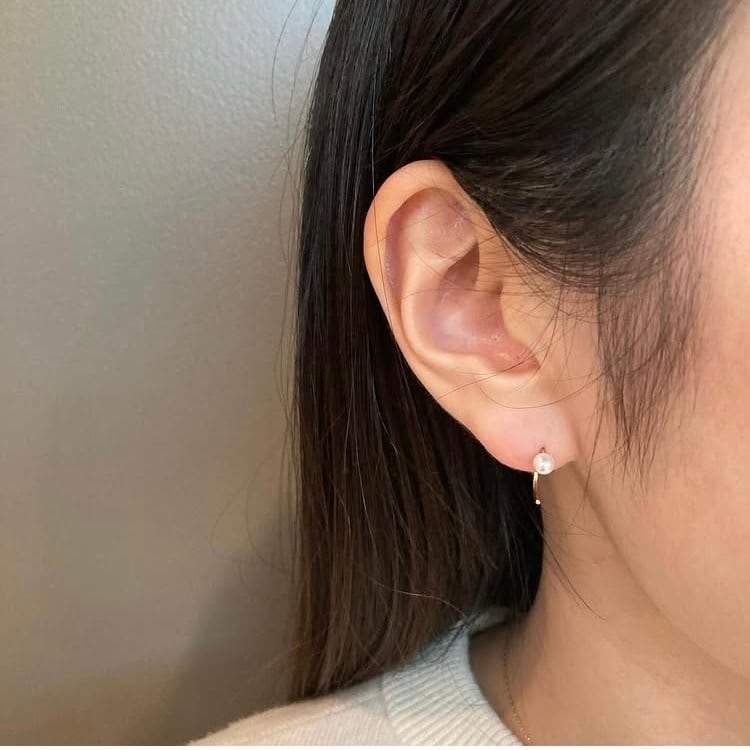 KAORU by atelier kaoru Kyoto【カオル】パールフープS ピアス