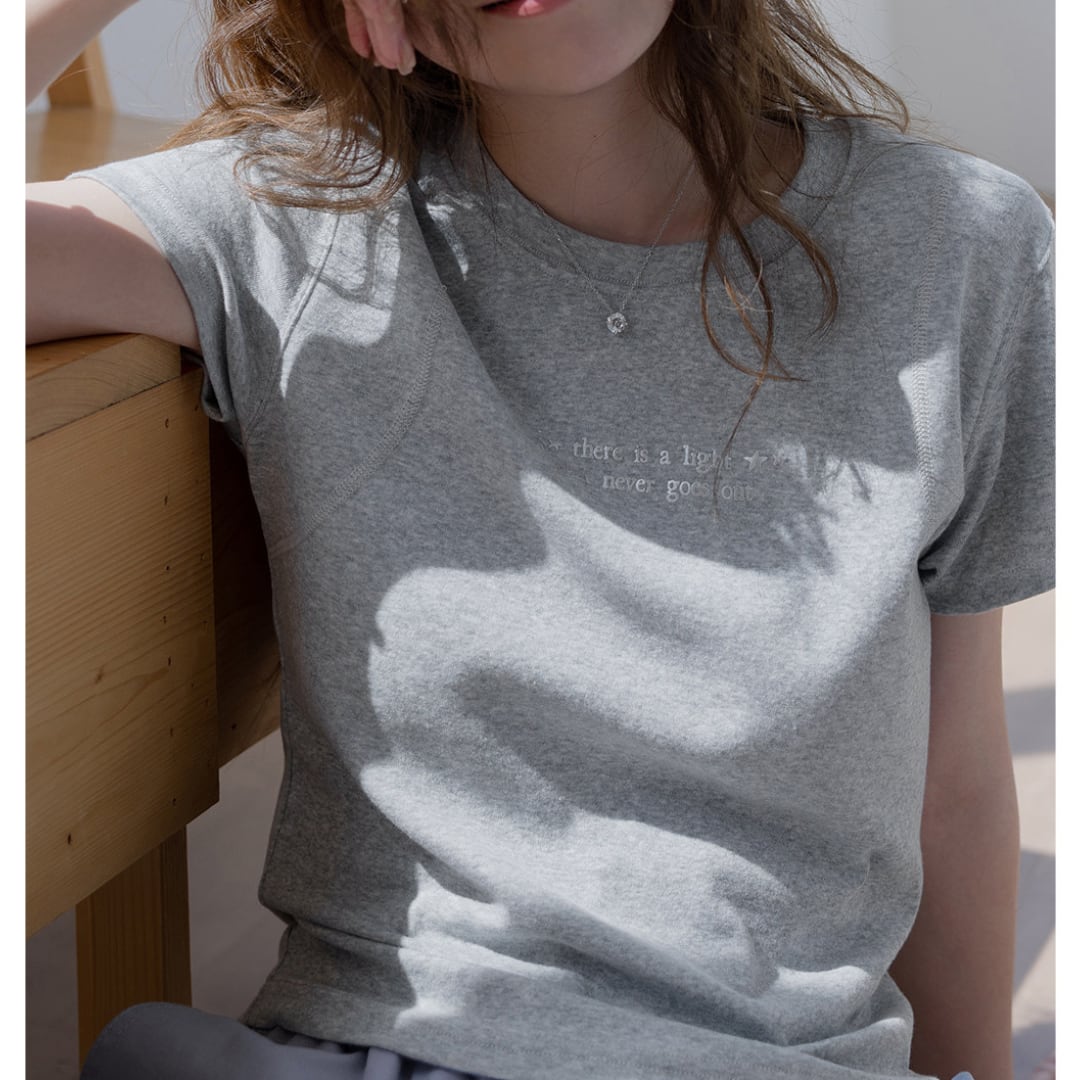 compact logo crewneck tshirt