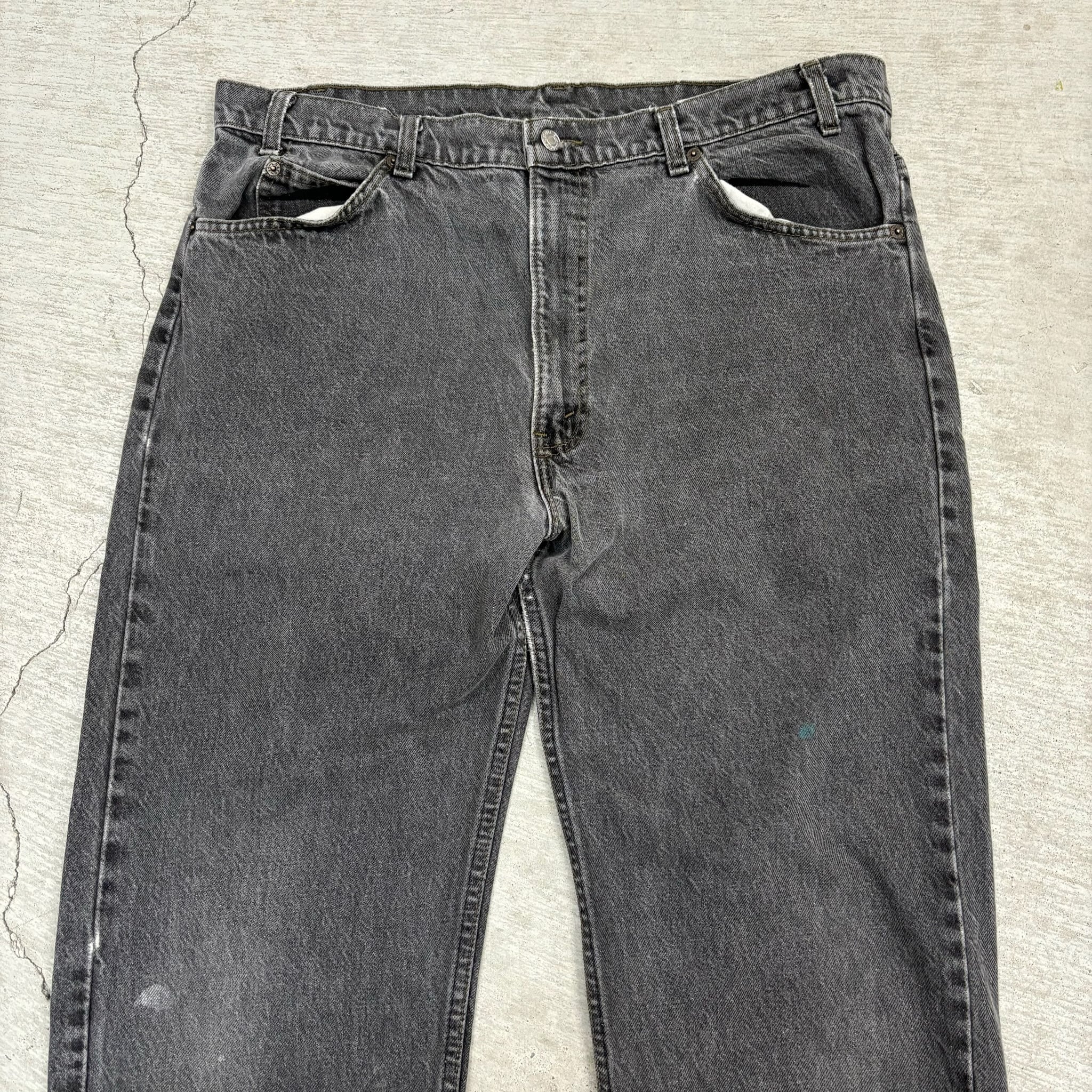LEVI'S 505】 先染め リーバイス 505 ブラックデニム USA製 LEVI'S 505】 先染め リーバイス 505 ブラックデニム USA製
