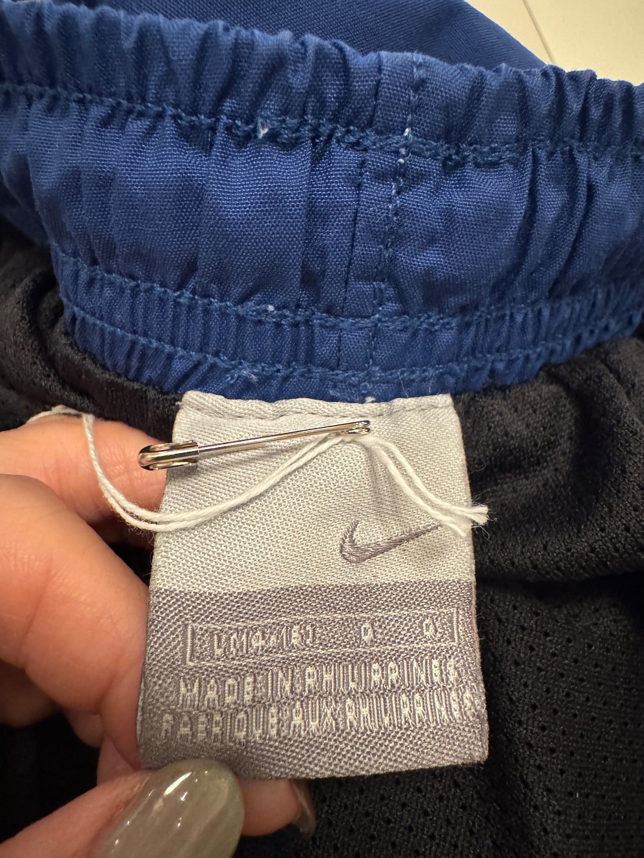 90's-00's NIKE ブルー トラックパンツ