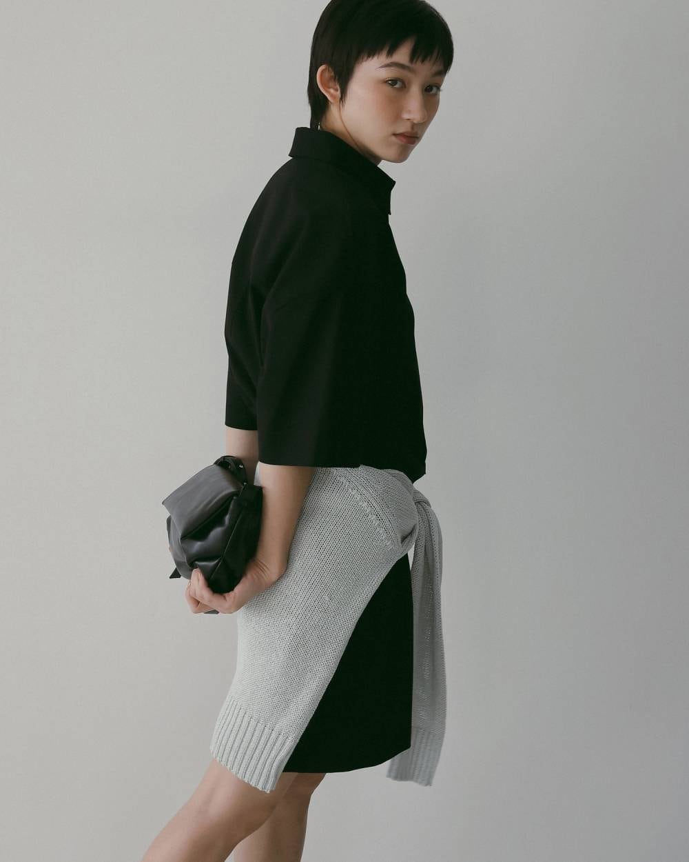 anuke 】Halfsleeve Shirts Combinaison | valance 福井｜レディース