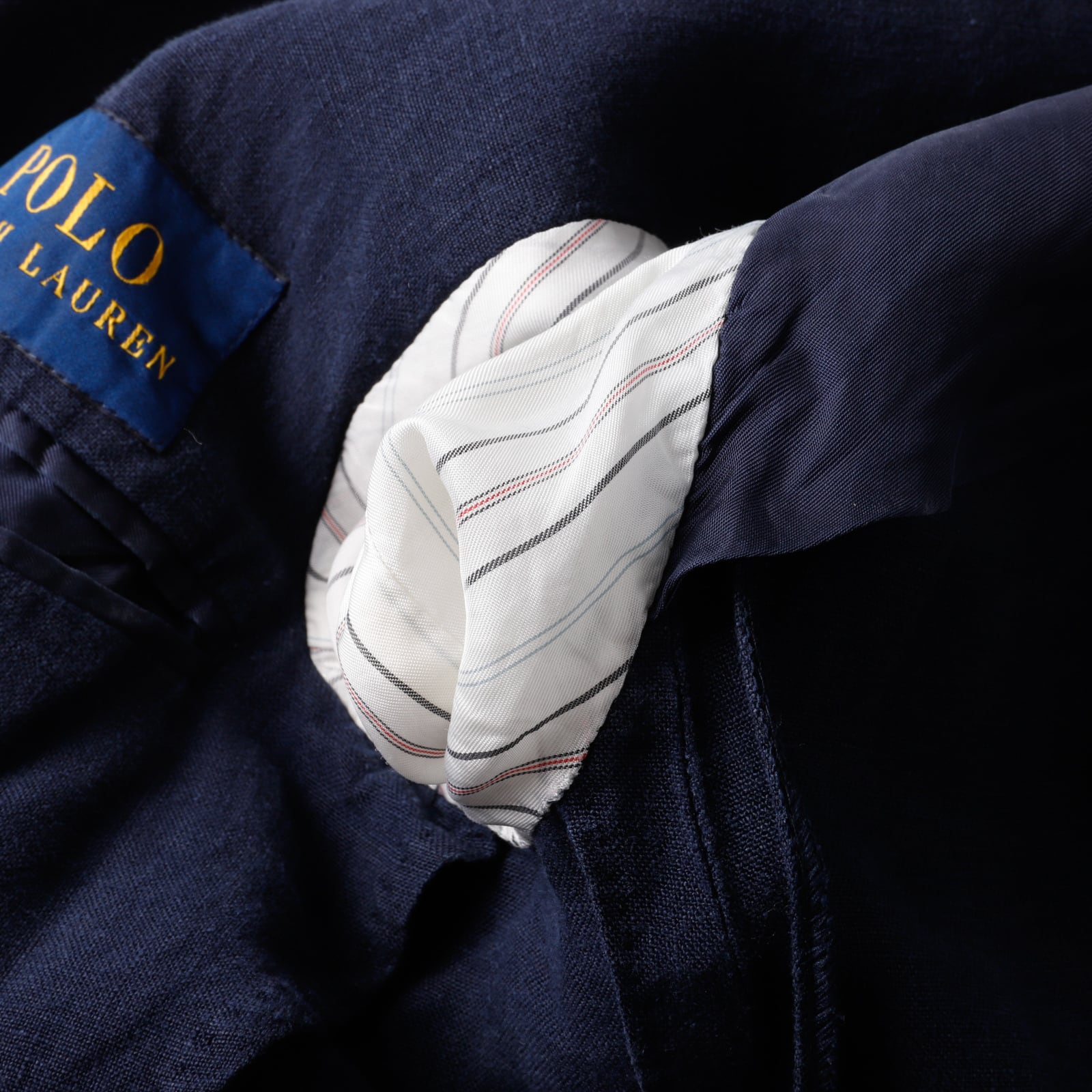 【美品】 RALPH LAUREN フォーマル　4点セット 紺ブレ 130 美品】Ralph Lauren special linen Jacket navy blazer made in Italy