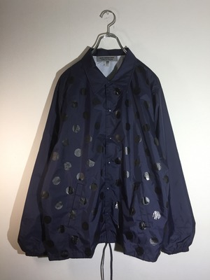 COMME des GARCONS 総柄 コーチジャケット ドット柄