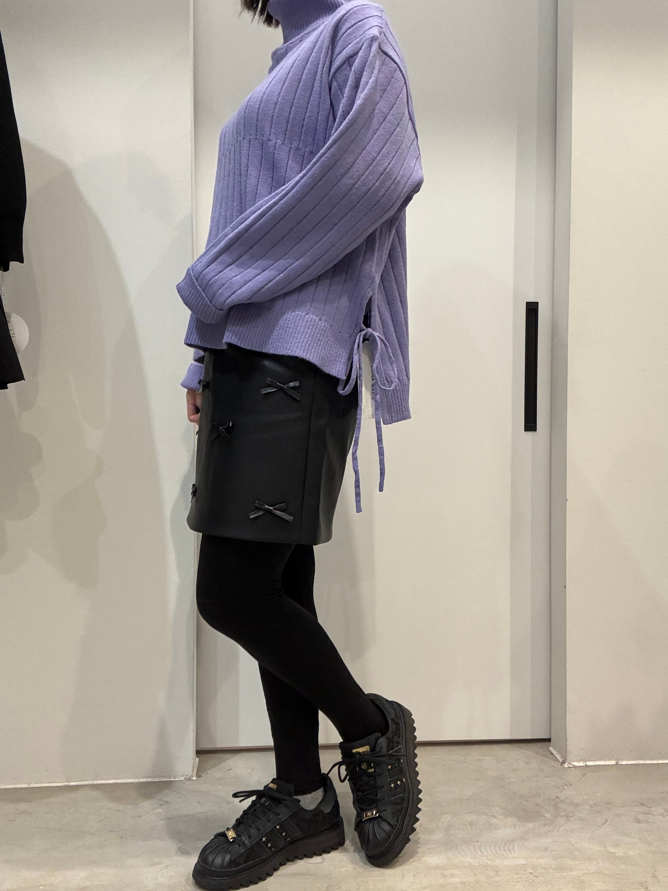 【DONA MARIE】オフタートルワイドリブニット 861027